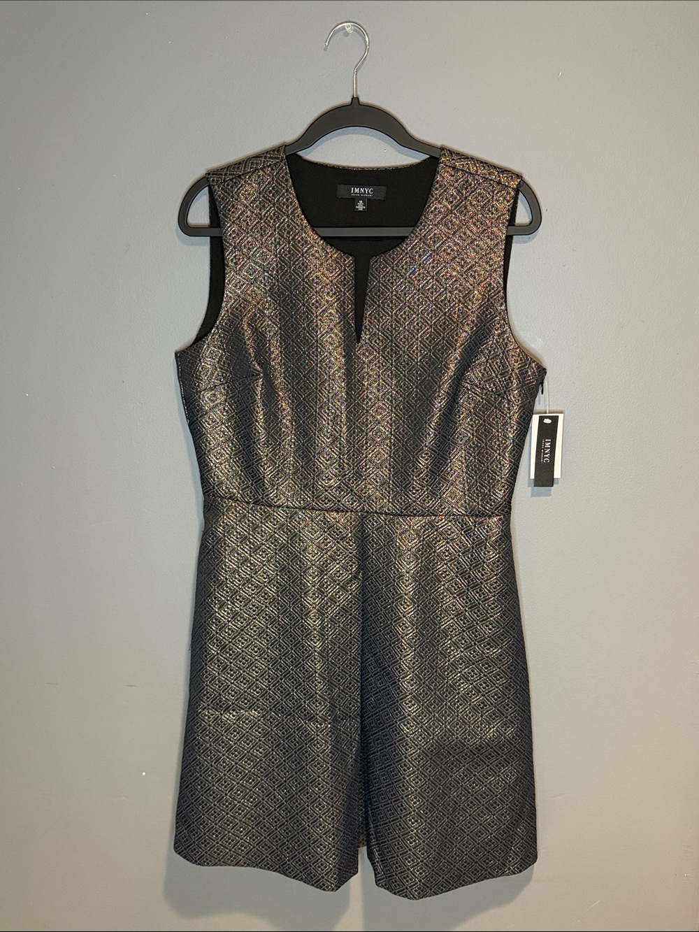 IMNYC by Isaac Mizrahi Black Midi Dress